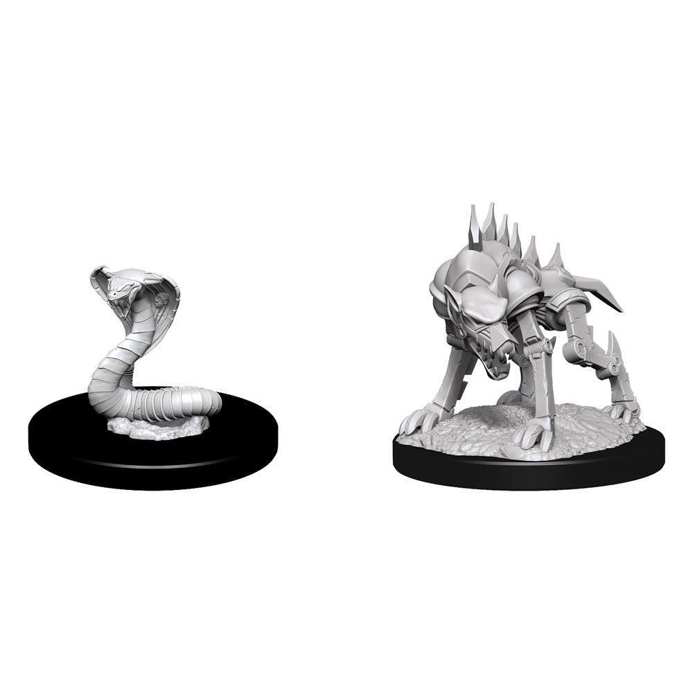 Iron Cobra & Iron Defender (D&D Nolzurs Marvelous Unpainted Miniatures)
