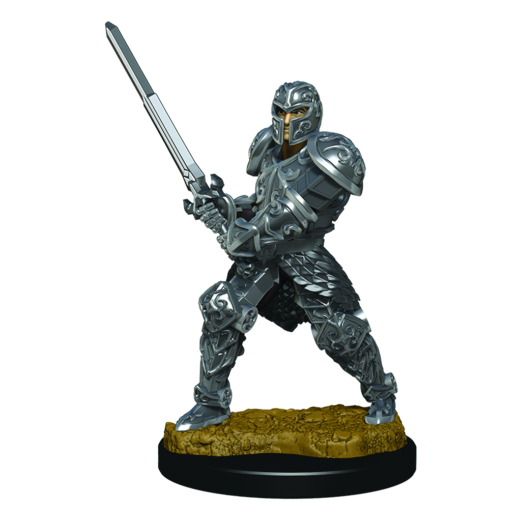 D&D - Male Human Fighter (Premium Painted Figures)