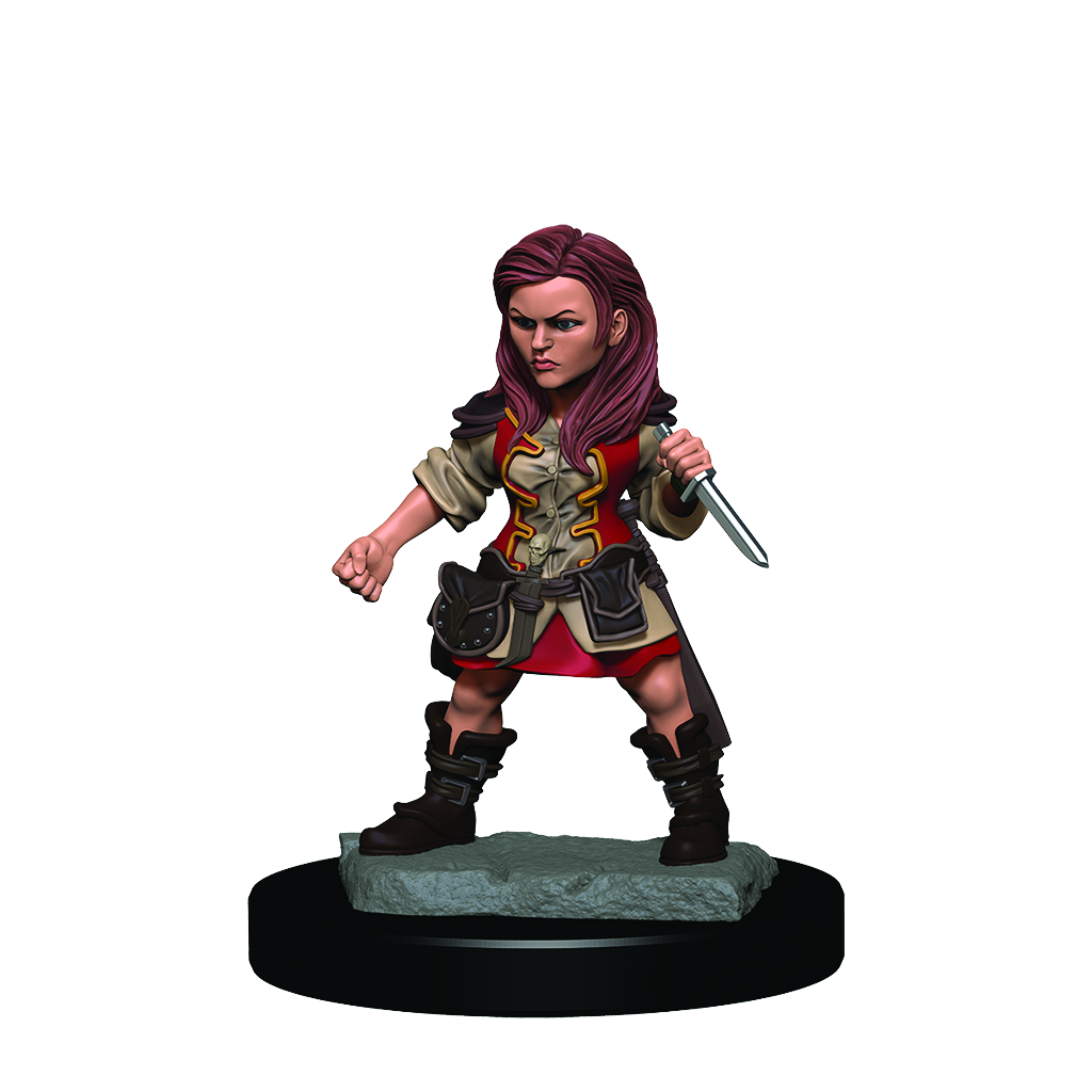 Halfling Rogue - Female (D&D Icons of the Realm Premium Painted Figures)