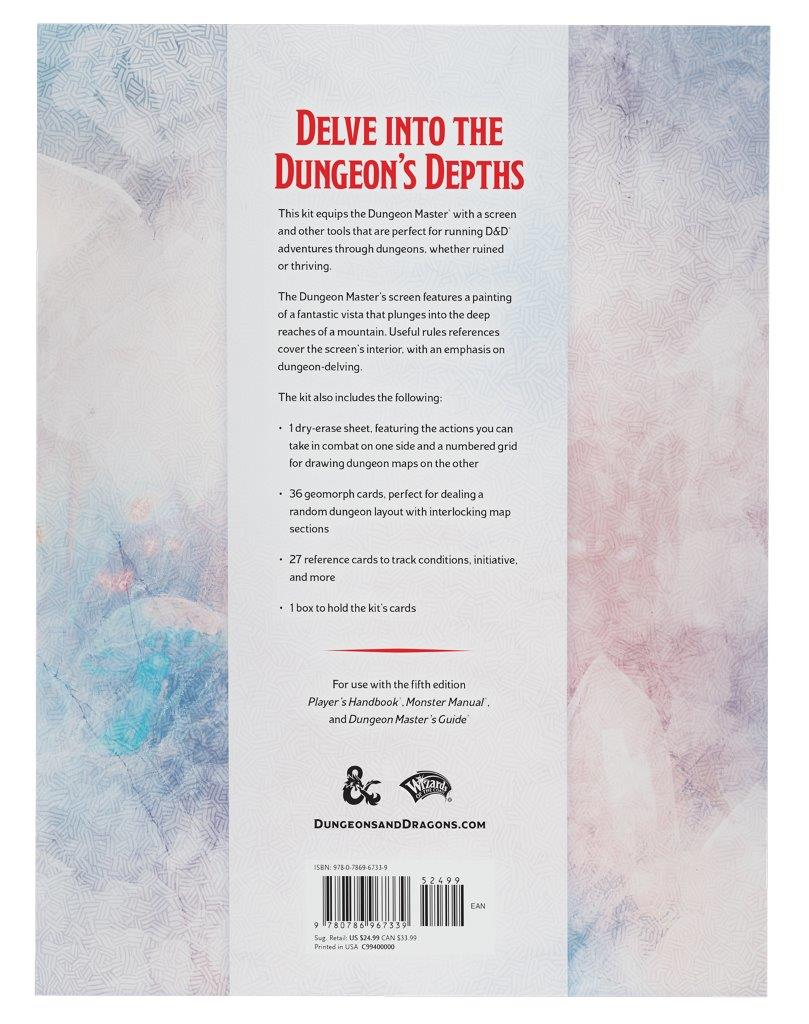 D&D DM Screen - Dungeon Kit