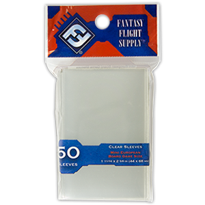 Mini European Clear Card Sleeves 44mm X 68mm - Fantasy Flight Supplies