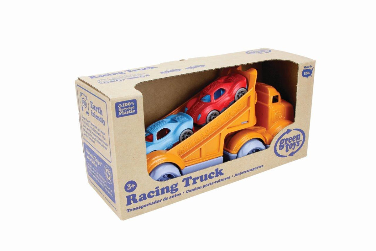 Racing Truck with 2 Racers (Green Toys)