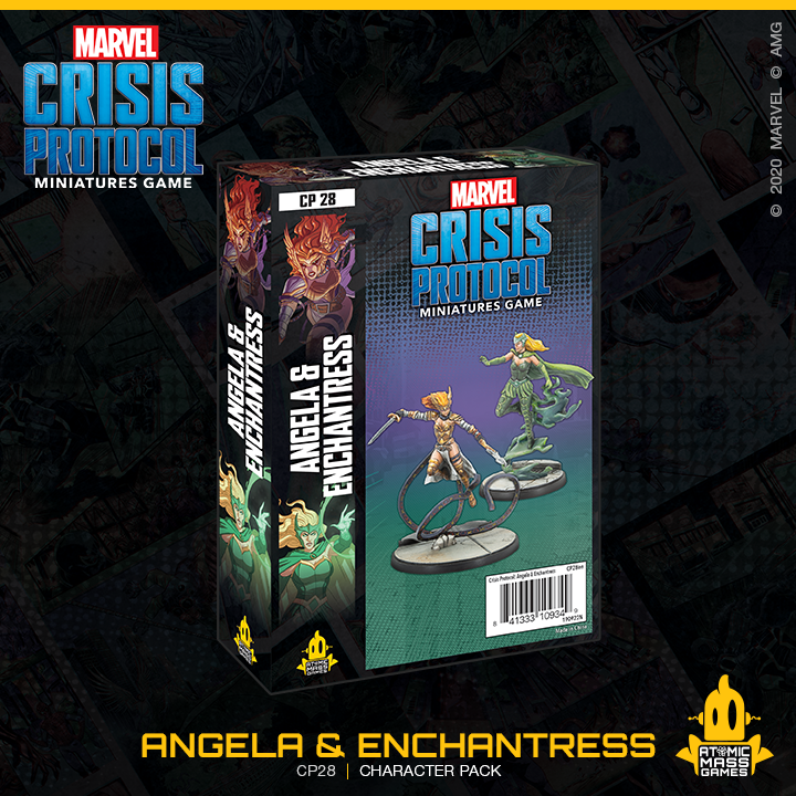 Angela & Enchantress (Marvel Crisis Protocol Miniatures Game)