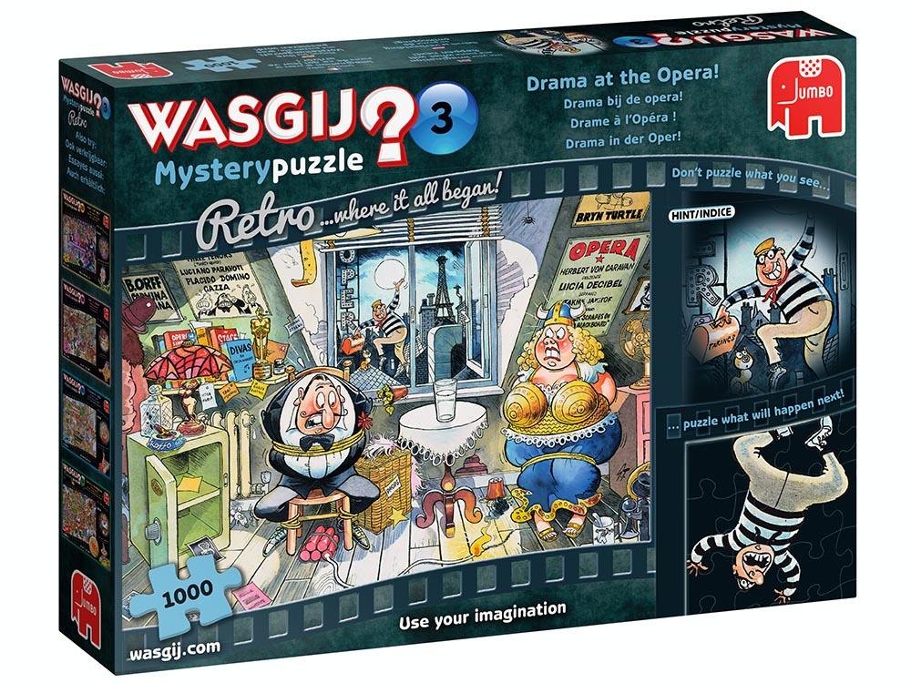 WASGIJ? Mystery #3 (Retro) - Drama at the Opera! 1000pc Puzzle