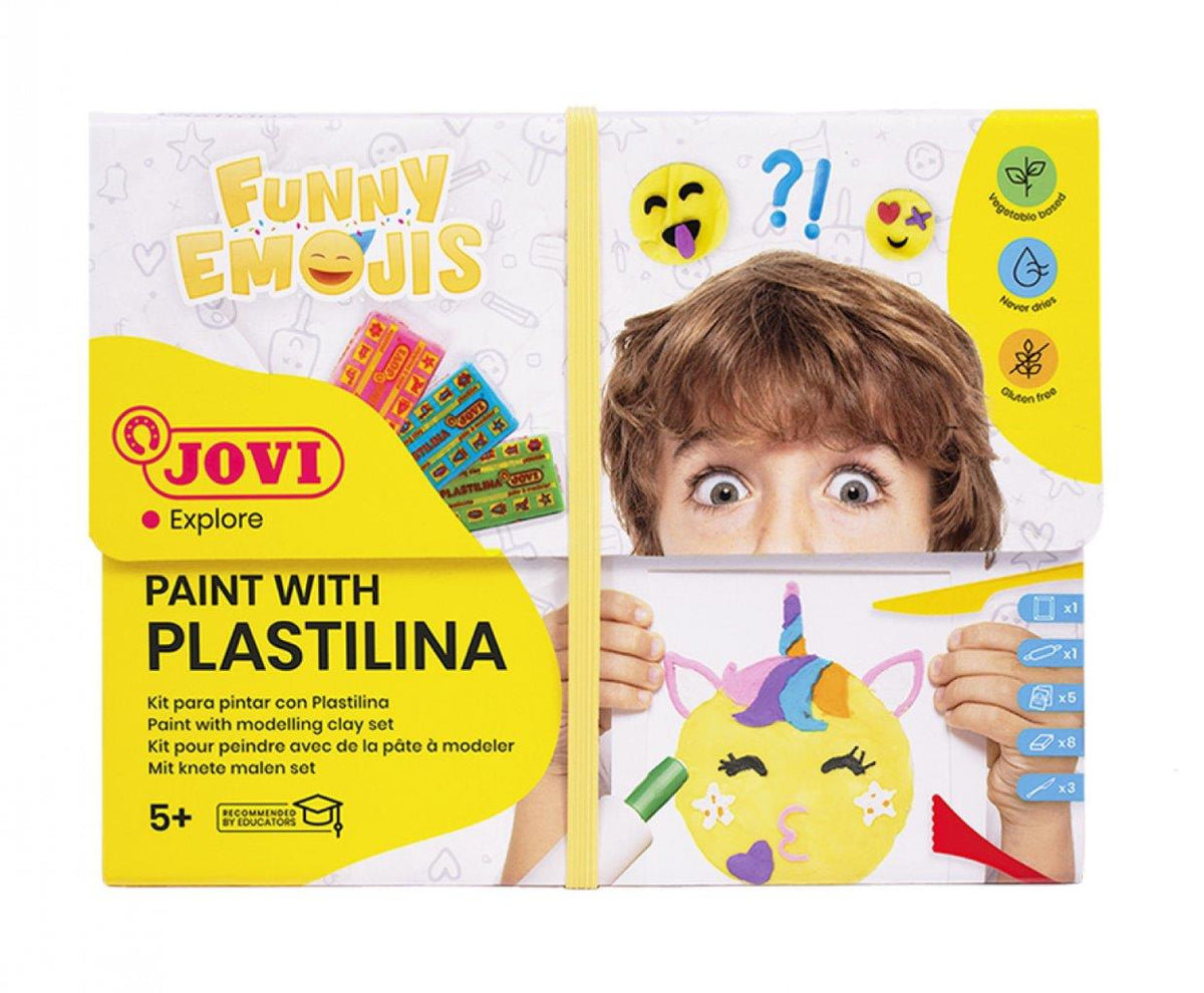 Jovi - Paint with Plastilina - Funny Emojis
