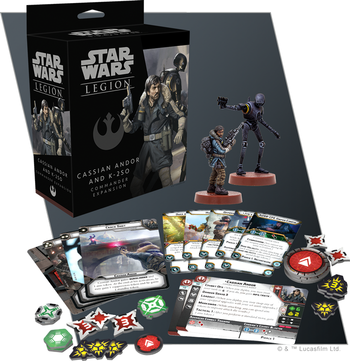 Cassian Andor and K-2SO Commander Expansion (Star Wars Legion)