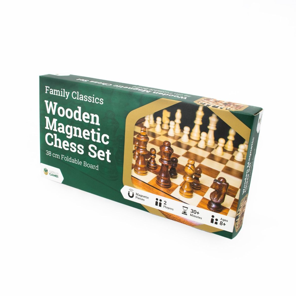 Chess - 38cm Wooden Magnetic Set (Lets Play Games)