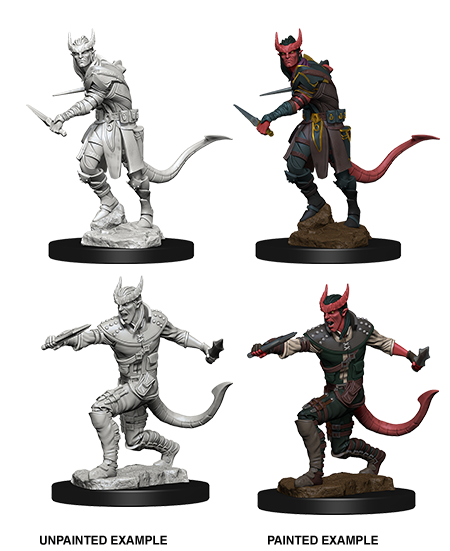 D&D - Tiefling Male Rogue (Nolzurs Marvelous Unpainted Miniatures)