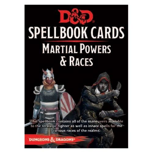 D&D Spellbook Cards - Martial Powers & Races Deck (61 Cards)