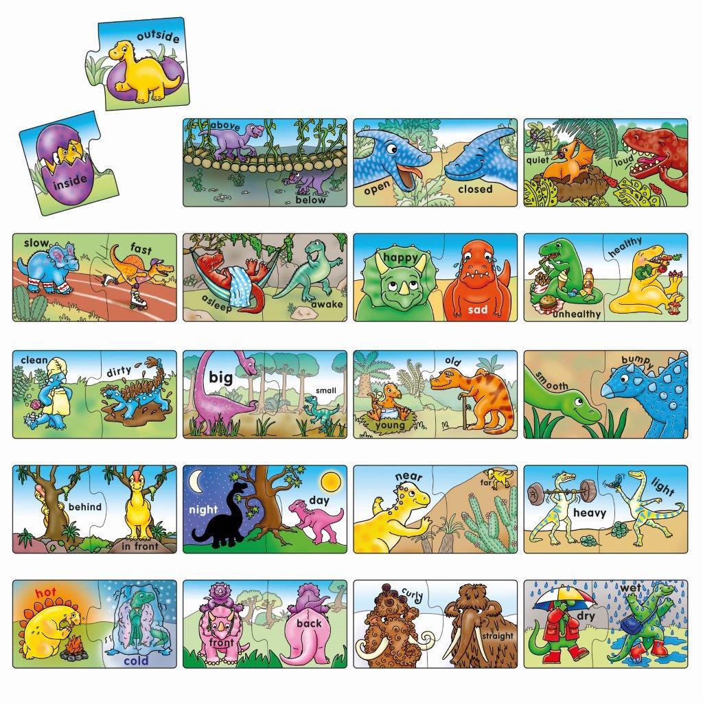 Orchard Jigsaw - Dino Opposites 20 x 2 pc