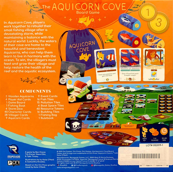 The Aquicorn Cove Board Game Goldfields Toys & Games