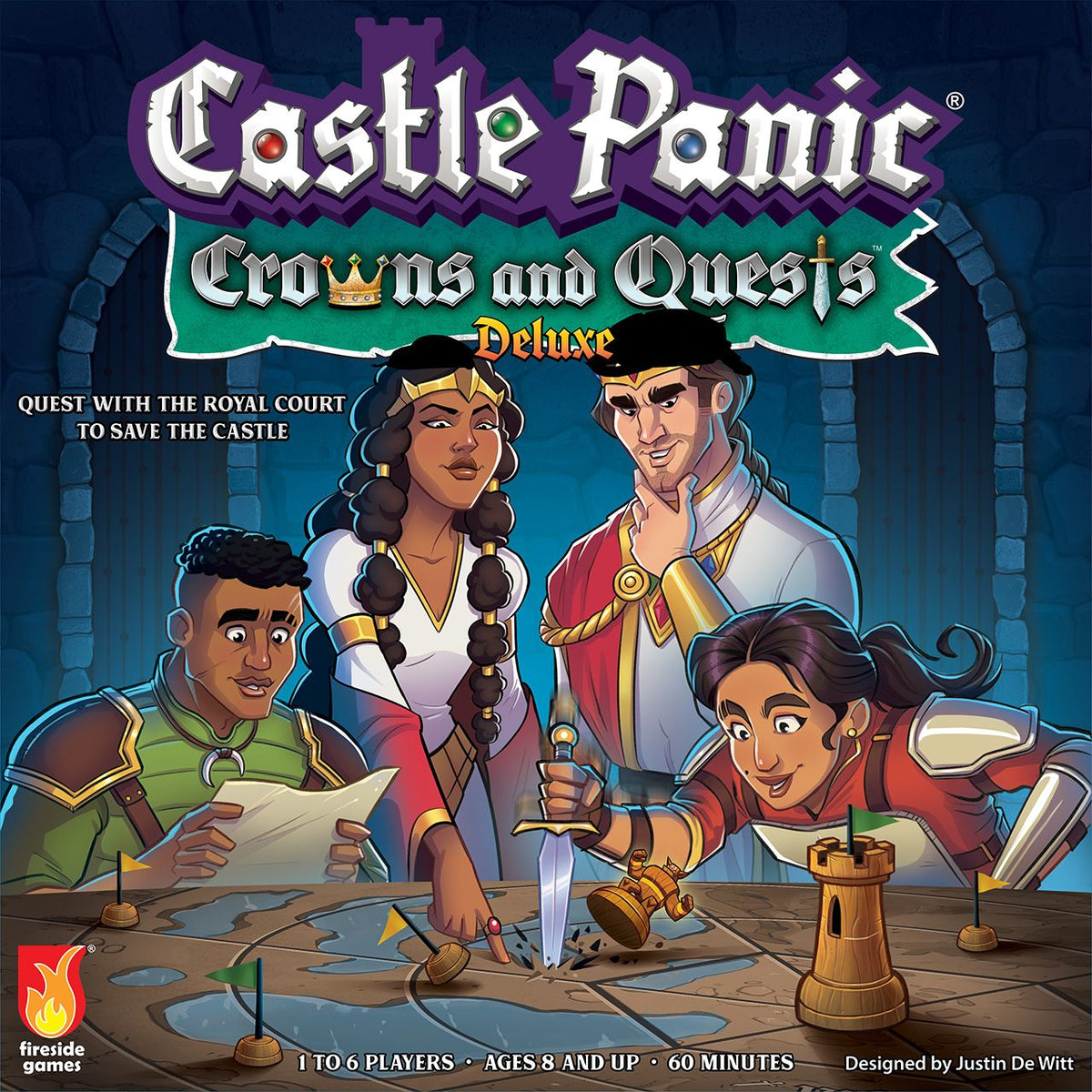 Castle Panic: Crowns & Quests Deluxe (Expansion)