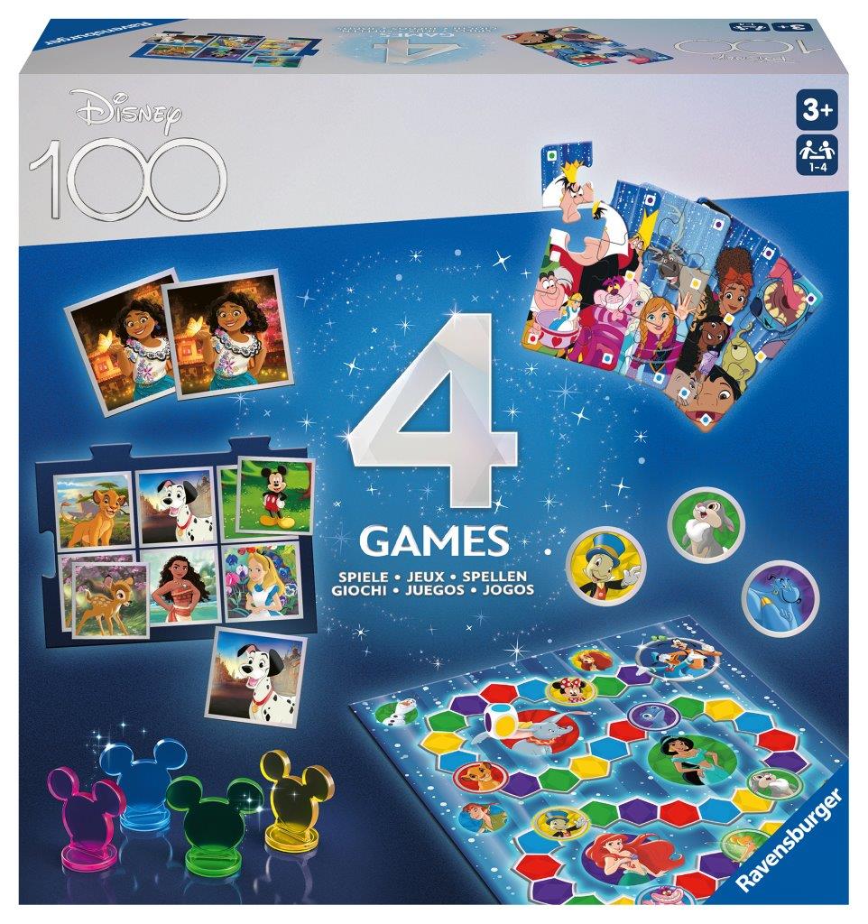 Disney 100 Years - 4 Games (Ravensburger Puzzle)