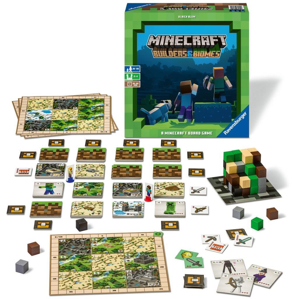 Minecraft: Builders & Biomes Board Game