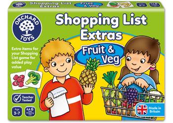 Orchard Toys - Shopping List Extras: Fruit & Veg