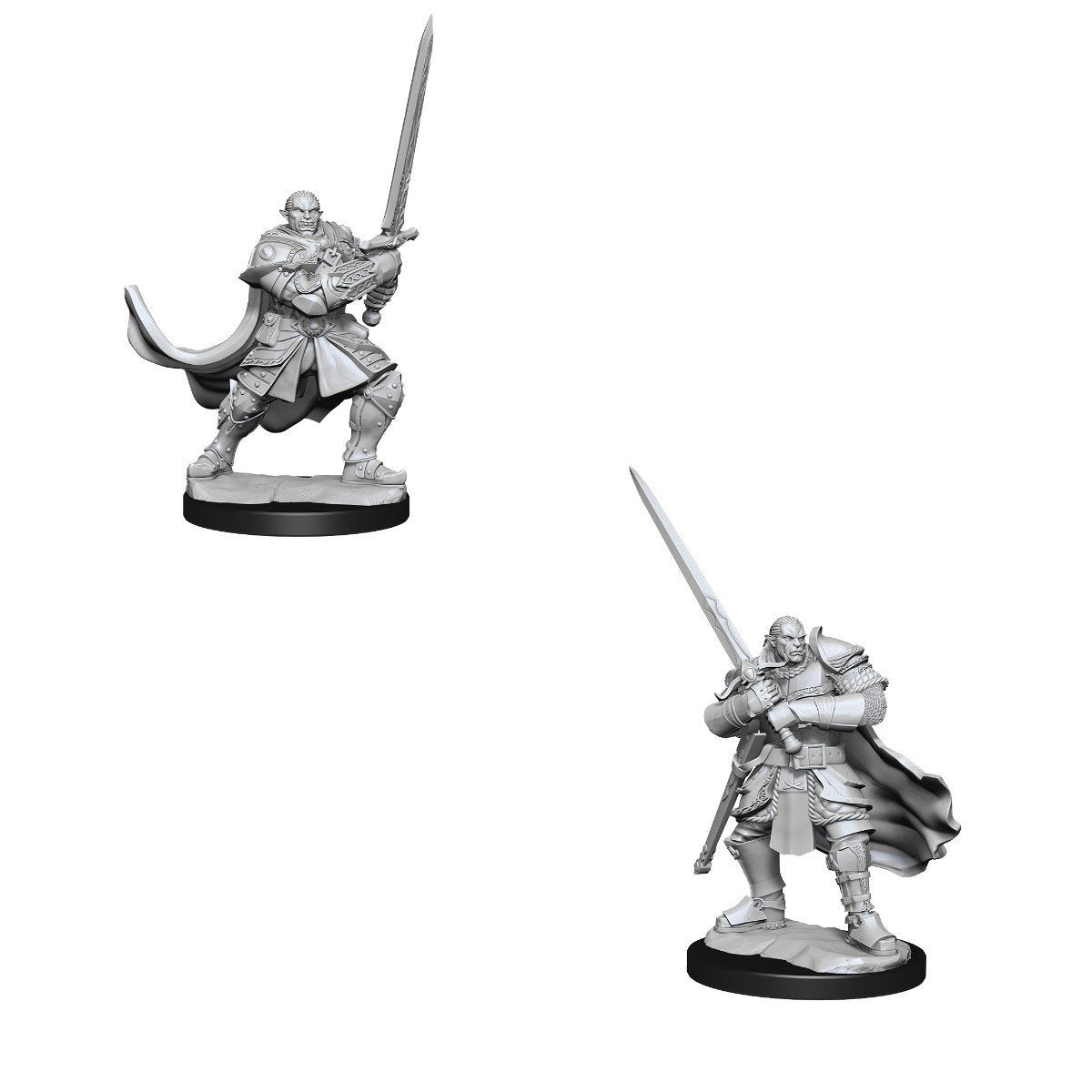 D&D - Half-Orc Paladin Male (Nolzurs Marvelous Unpainted Miniatures)