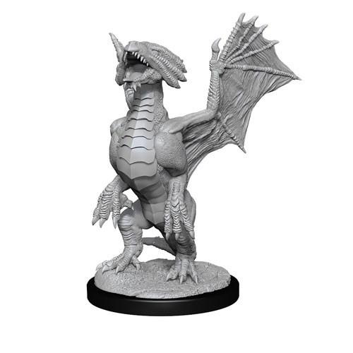 Bronze Dragon Wyrmling & Pile of Sea Found Treasure (D&D Nolzurs Marvelous Unpainted Miniatures)