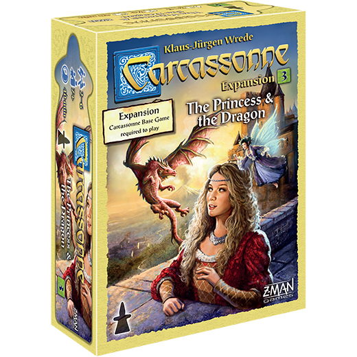 Carcassonne - The Princess & The Dragon (Expansion #3)