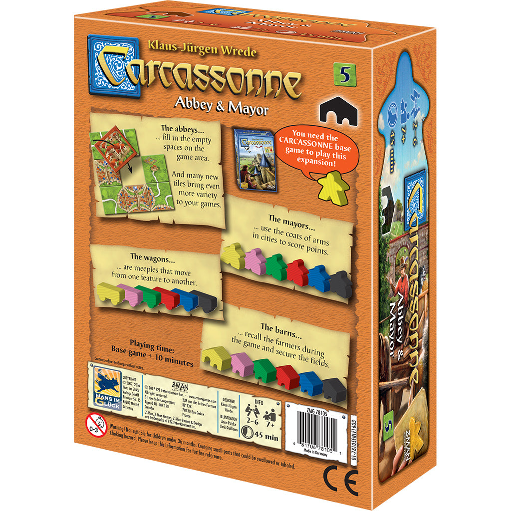 Carcassonne - Abbey & Mayor (Expansion #5)