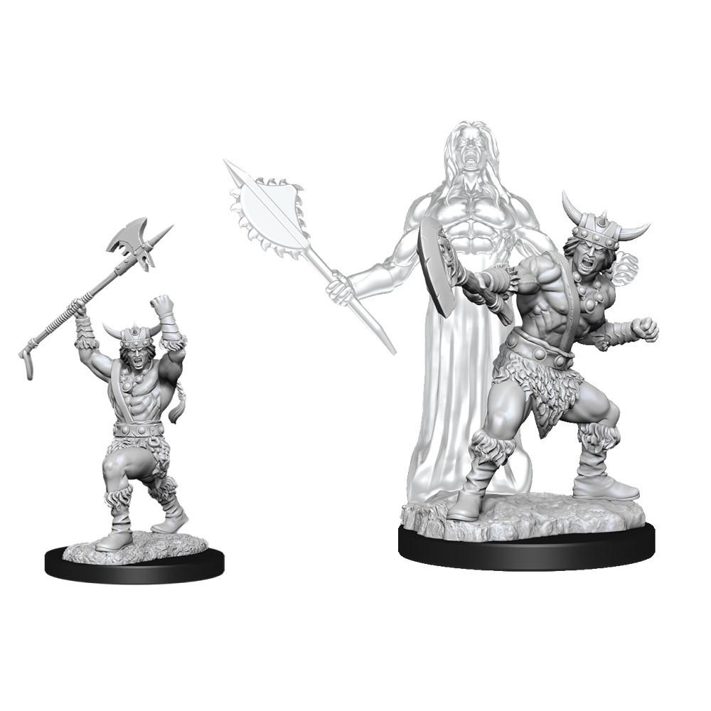 D&D - Male Human Barbarian (Nolzurs Marvelous Unpainted Miniatures)