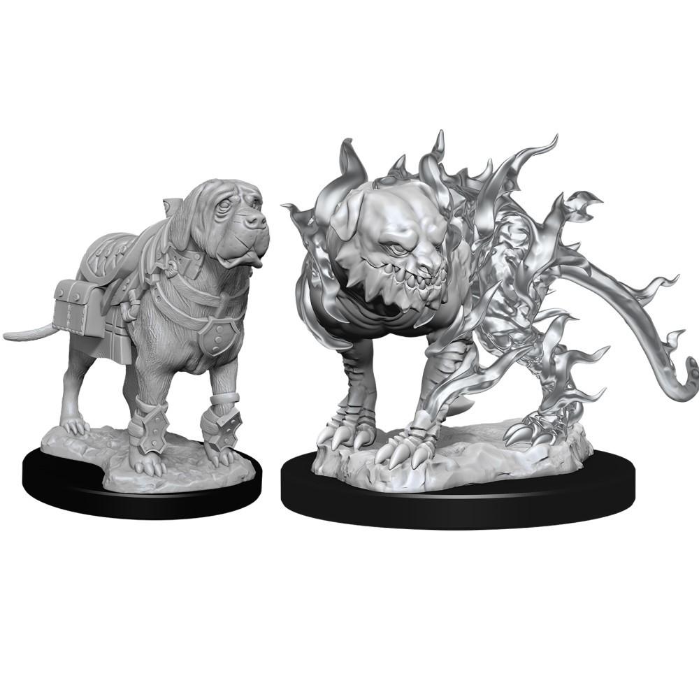 D&D - Mastif & Shadow Mastif (Nolzurs Marvelous Unpainted Miniatures)