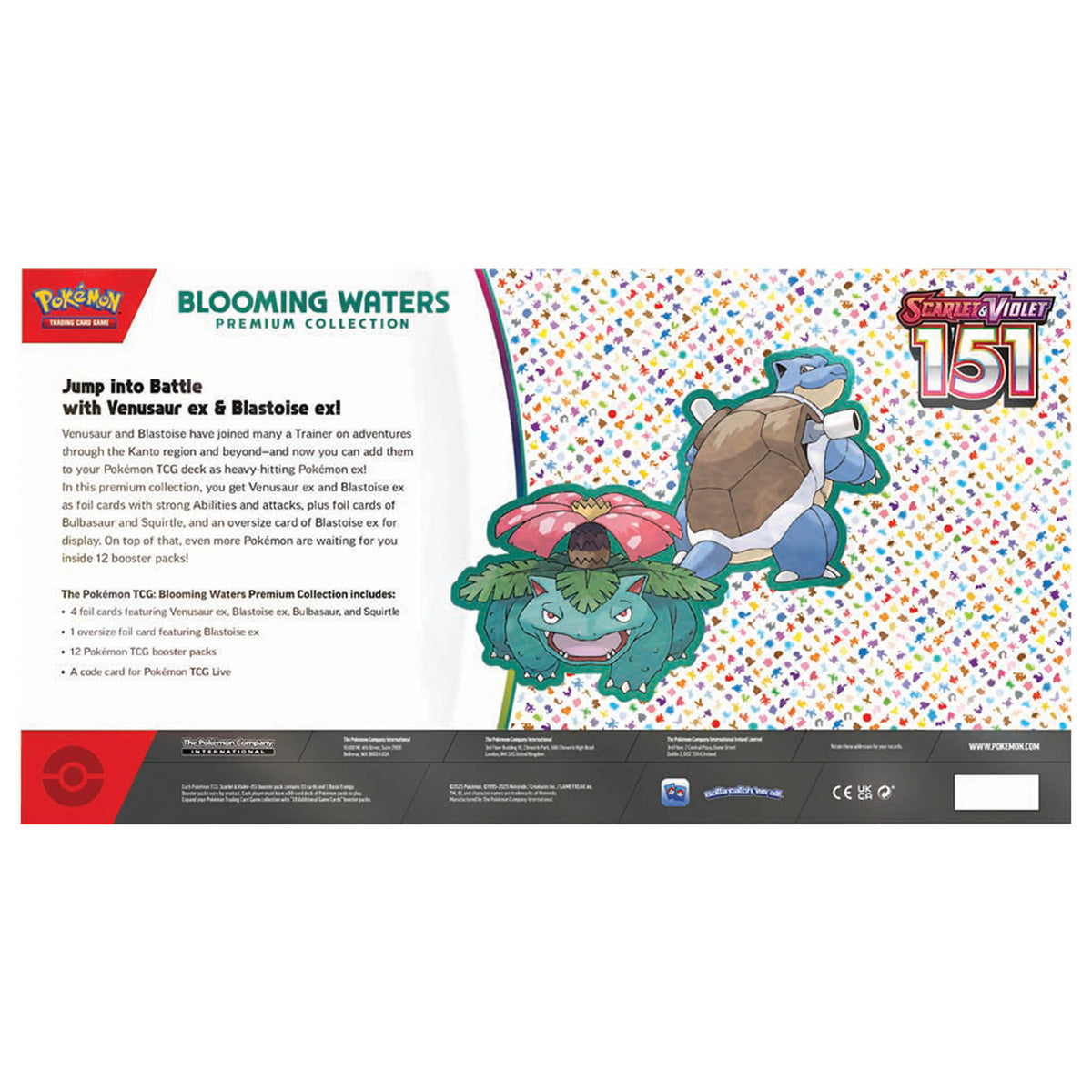 Pokemon TCG: Scarlet & Violet—151 Blooming Waters Premium Collection