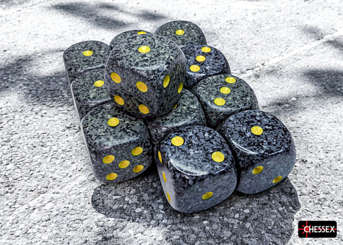 CHX 25728 Speckled Urban Camo (16mm D6 12-Dice Set)