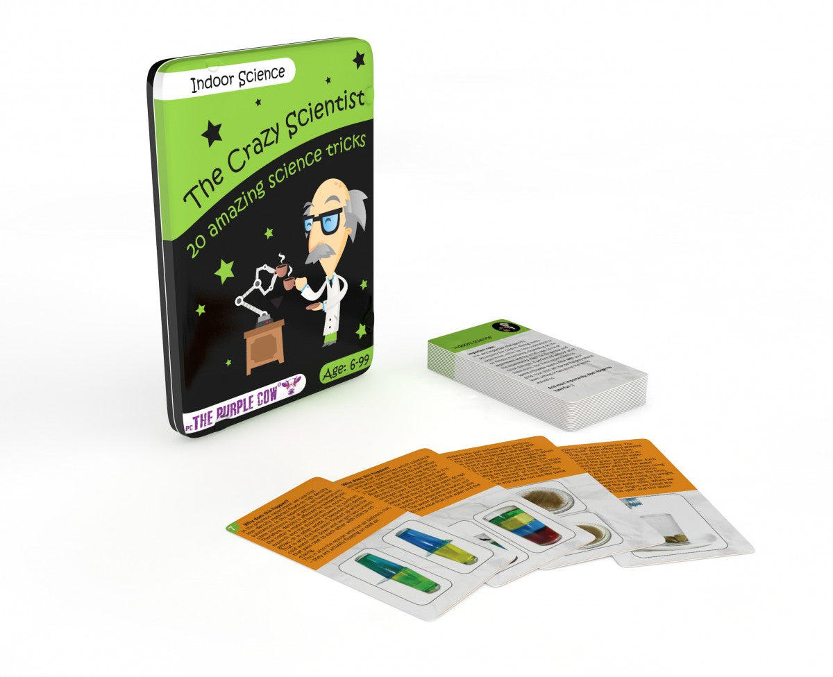 Indoor Science - The Crazy Scientist Science Tricks [The Purple Cow]