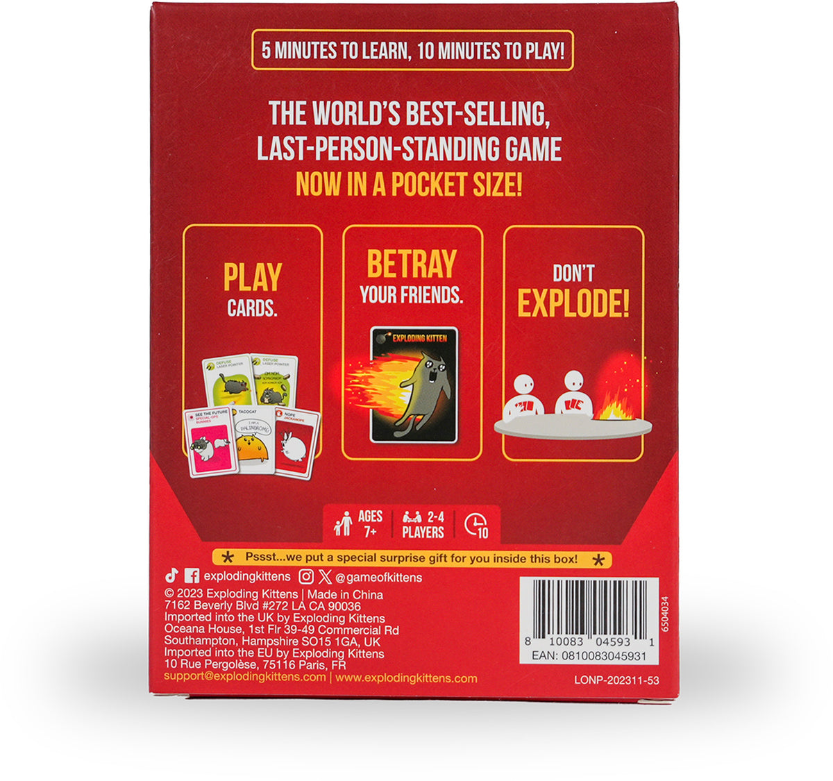 Exploding Kittens (Grab &amp; Game)