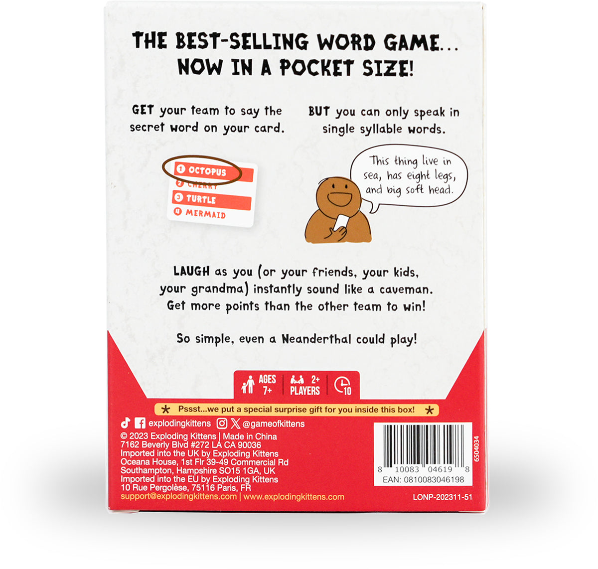 Poetry For Neanderthals (Grab &amp; Game)