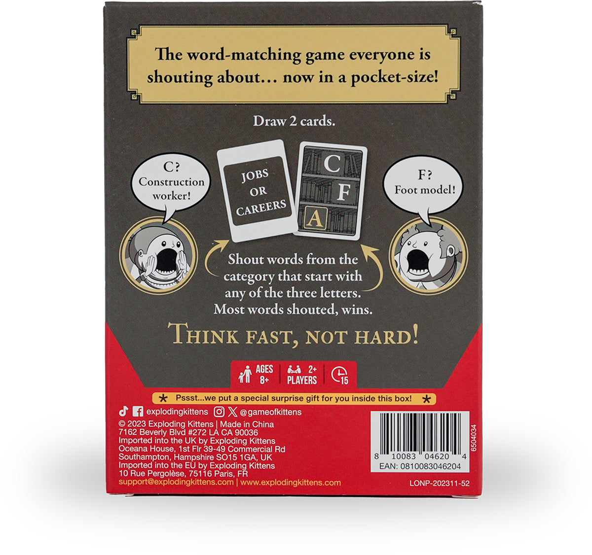 Really Loud Librarians (Grab &amp; Game)