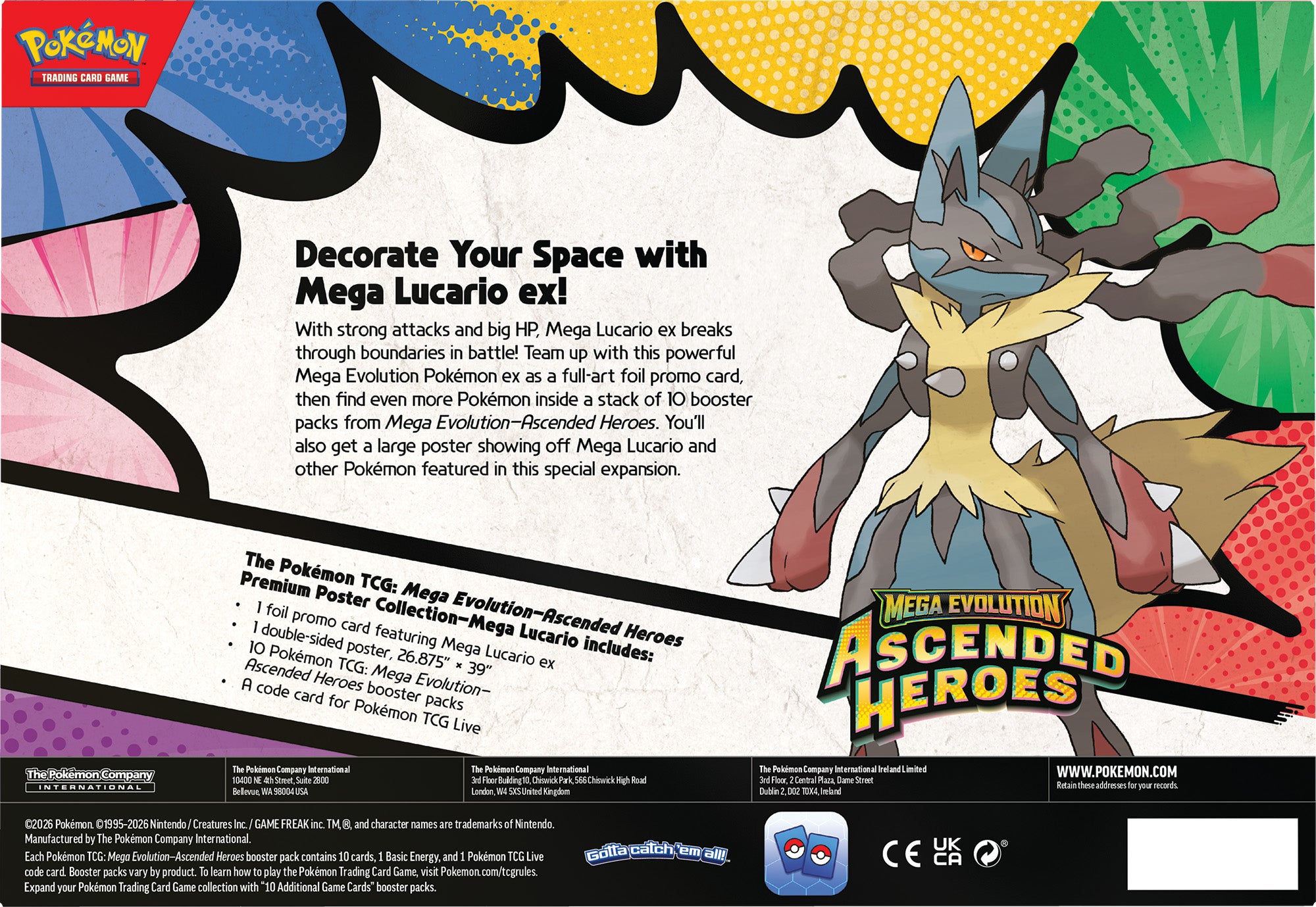 Pokemon TCG: Mega EvolutionAscended Heroes - Premium Poster Collectio - Goldfields Toys & Games Pokemon TCG: Mega EvolutionAscended Heroes - Premium Poster Collectio - Goldfields Toys & Games