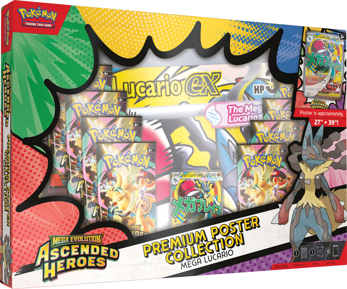 Pokemon TCG: Mega Evolution—Ascended Heroes - Premium Poster Collection