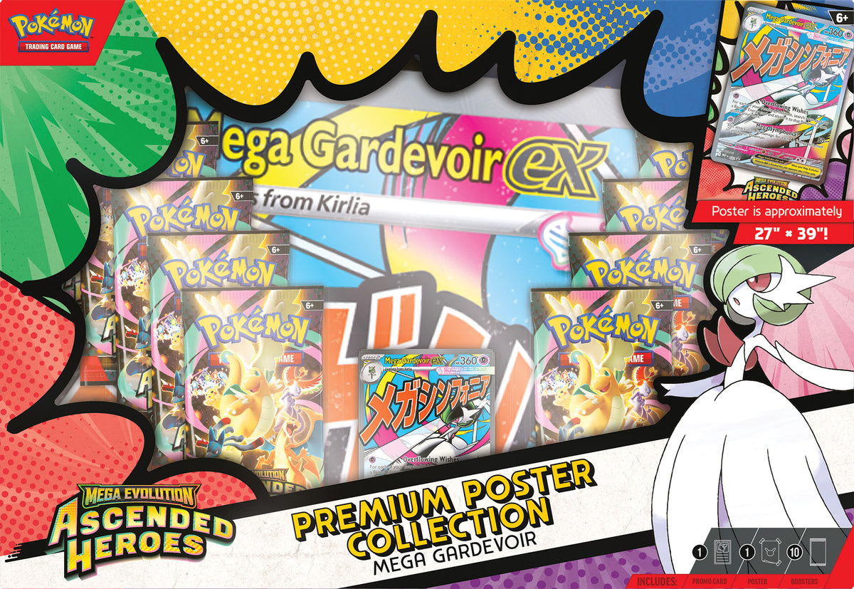 Pokemon TCG: Mega Evolution—Ascended Heroes - Premium Poster Collection