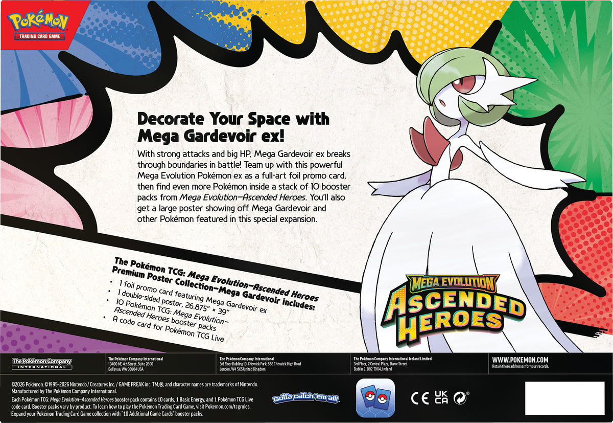 Pokemon TCG: Mega Evolution—Ascended Heroes - Premium Poster Collection
