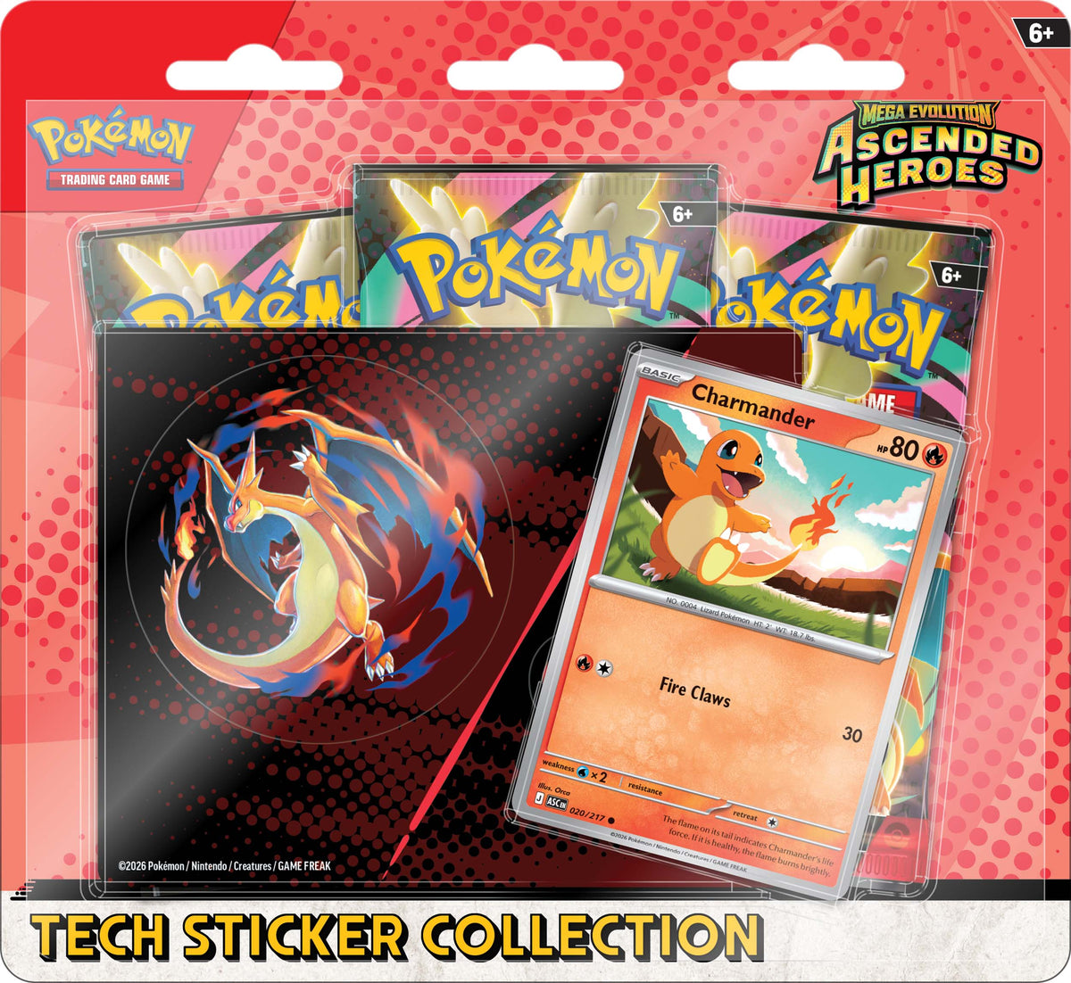 Pokemon TCG: Mega Evolution—Ascended Heroes - Tech Sticker Blister