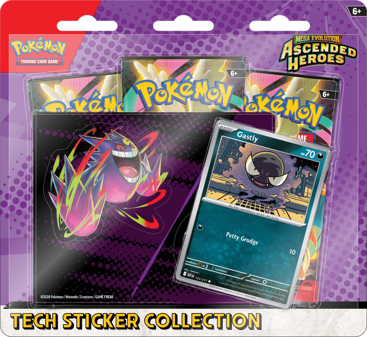 Pokemon TCG: Mega Evolution—Ascended Heroes - Tech Sticker Blister
