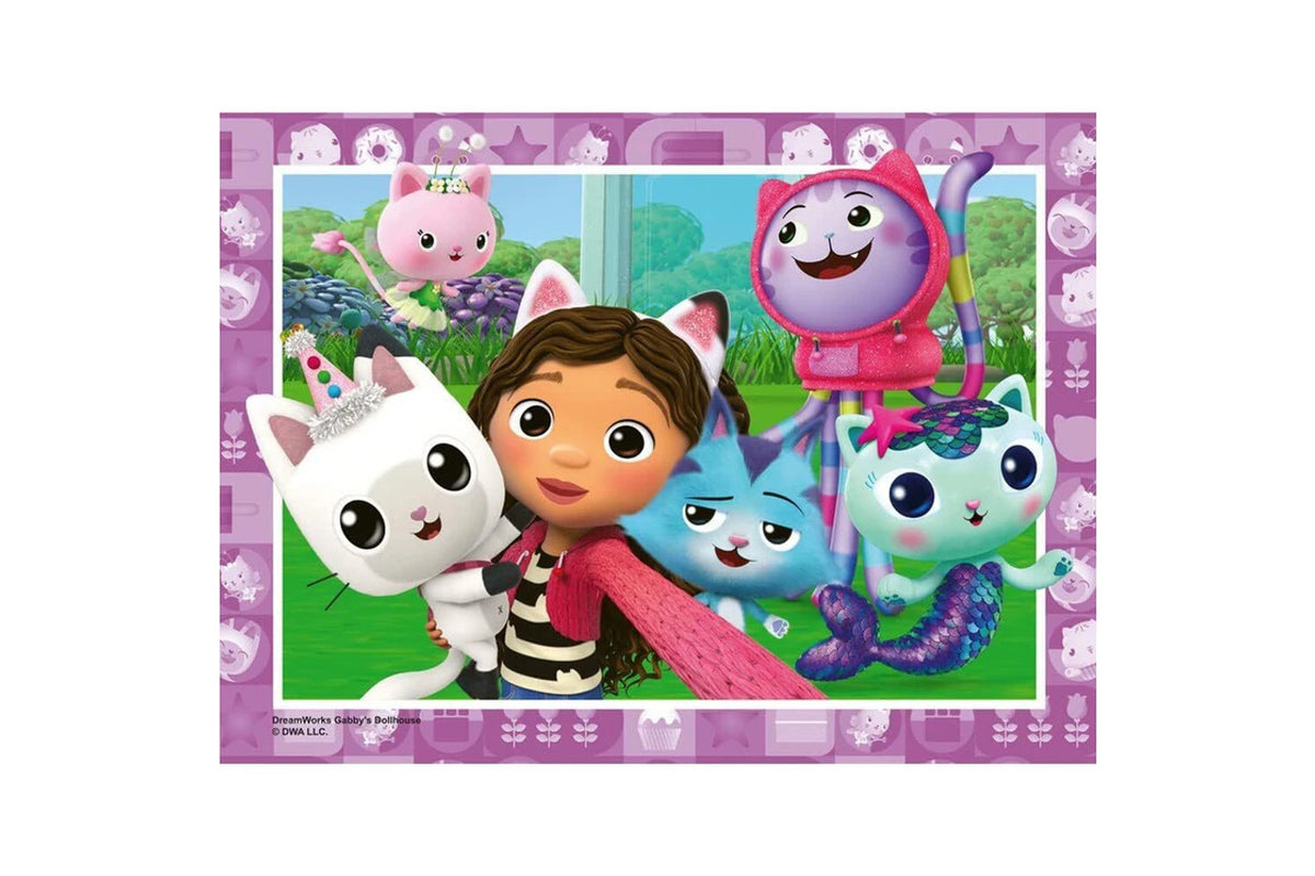 Gabbys Dollhouse: Time to get Tiny! - 4 in a Box 12, 16, 20 & 24pc [Ravensburger Puzzle]