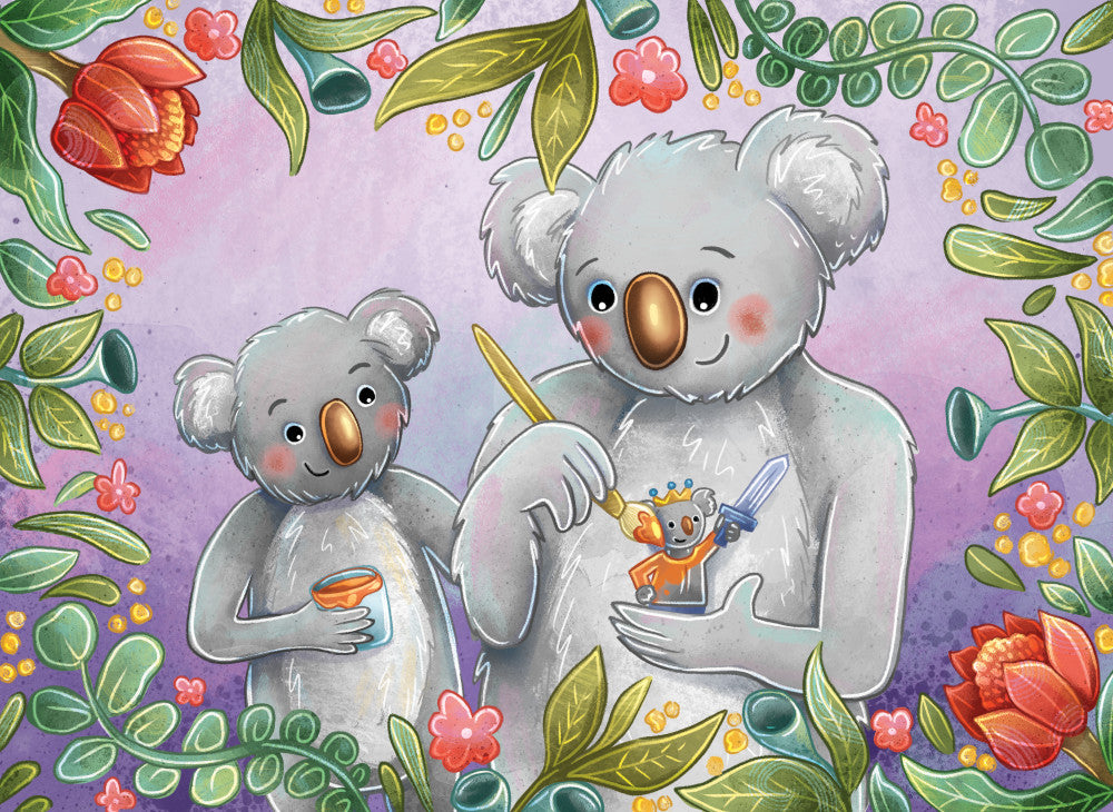 Aussie Fathers 5"x7" Gift Card Set (10/pack) [LPG Greeting Cards]