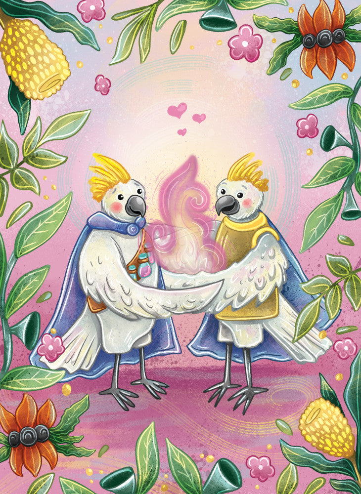 Aussie Valentines 5"x7" Gift Card Set (10/pack) [LPG Greeting Cards]