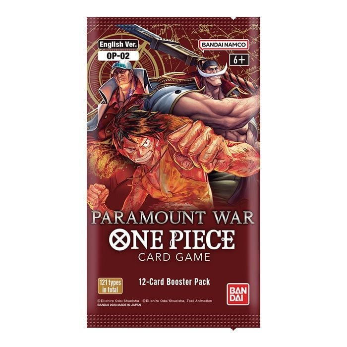 One Piece Card Game: OP-02 Paramount War - Booster Box (24 Booster Packs)