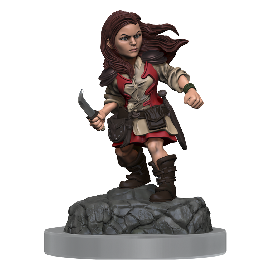 Halfling Rogue - Female [D&D Nolzur's Marvelous Miniatures]