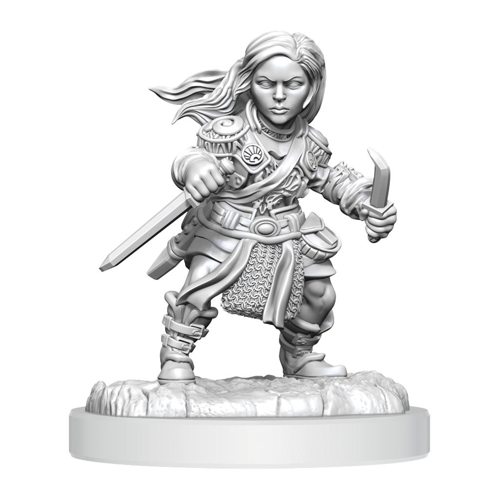 Halfling Rogue - Female [D&D Nolzur's Marvelous Miniatures]