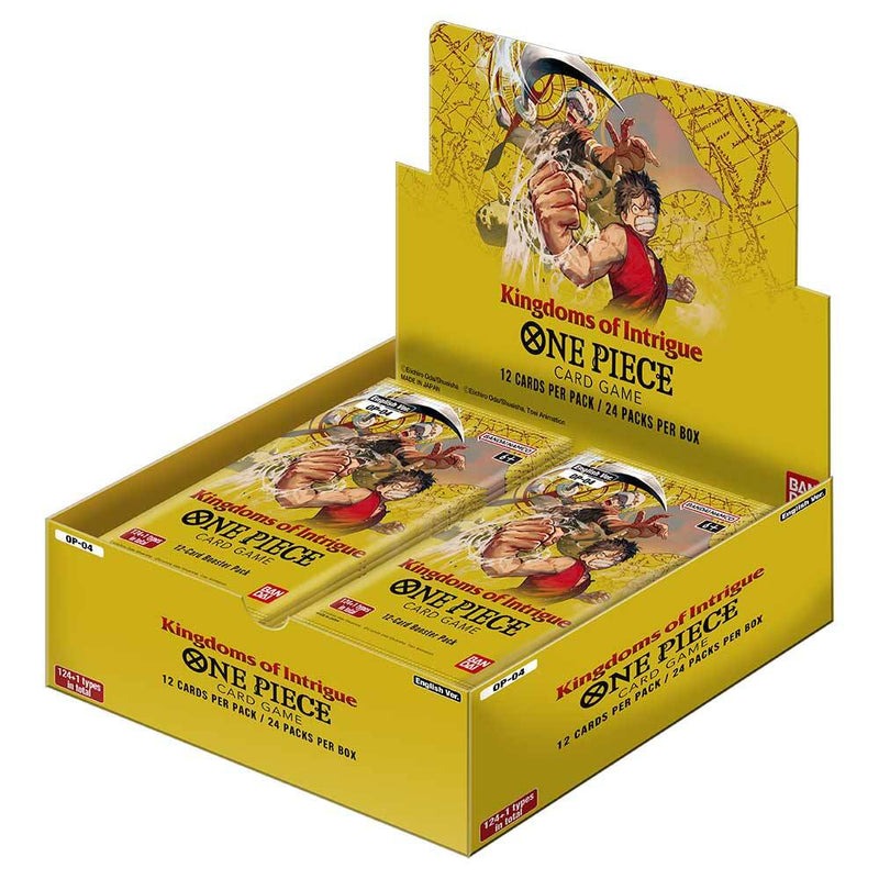 One Piece Card Game: OP-04 Kingdoms of Intrigue - Booster Box (24 Booster Packs)