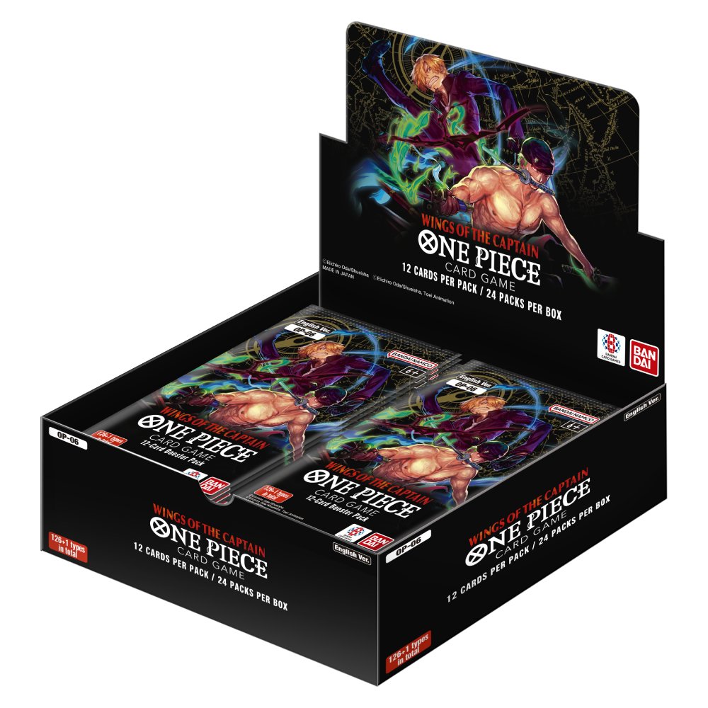 One Piece Card Game: OP-06 Wings of the Captain - Booster Box (24 Booster Packs)