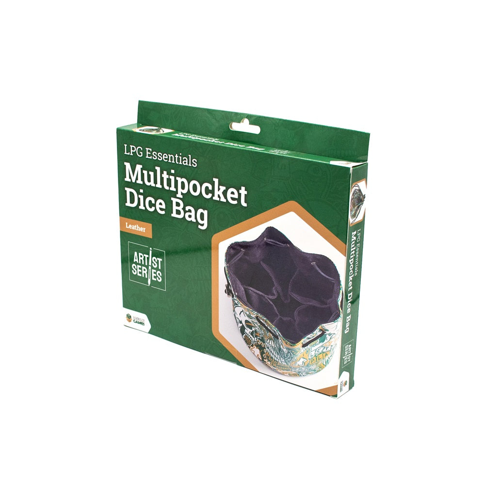 Leather Multipocket Dice Bag - Artist Series: Cara (LPG Essentials)