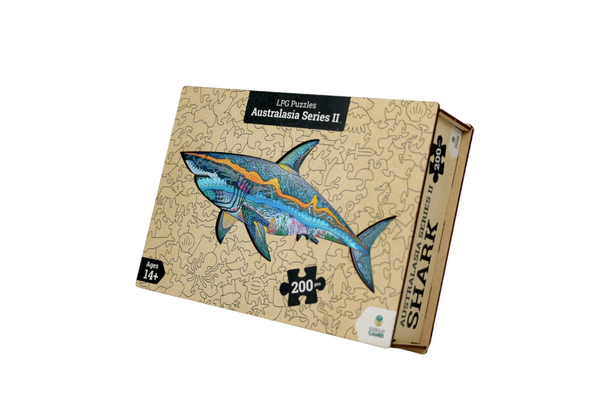 Shark 200pc - Australasia Wooden Series (LPG Puzzles)