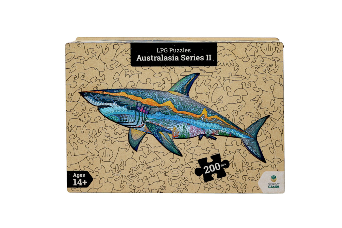 Shark 200pc - Australasia Wooden Series (LPG Puzzles)