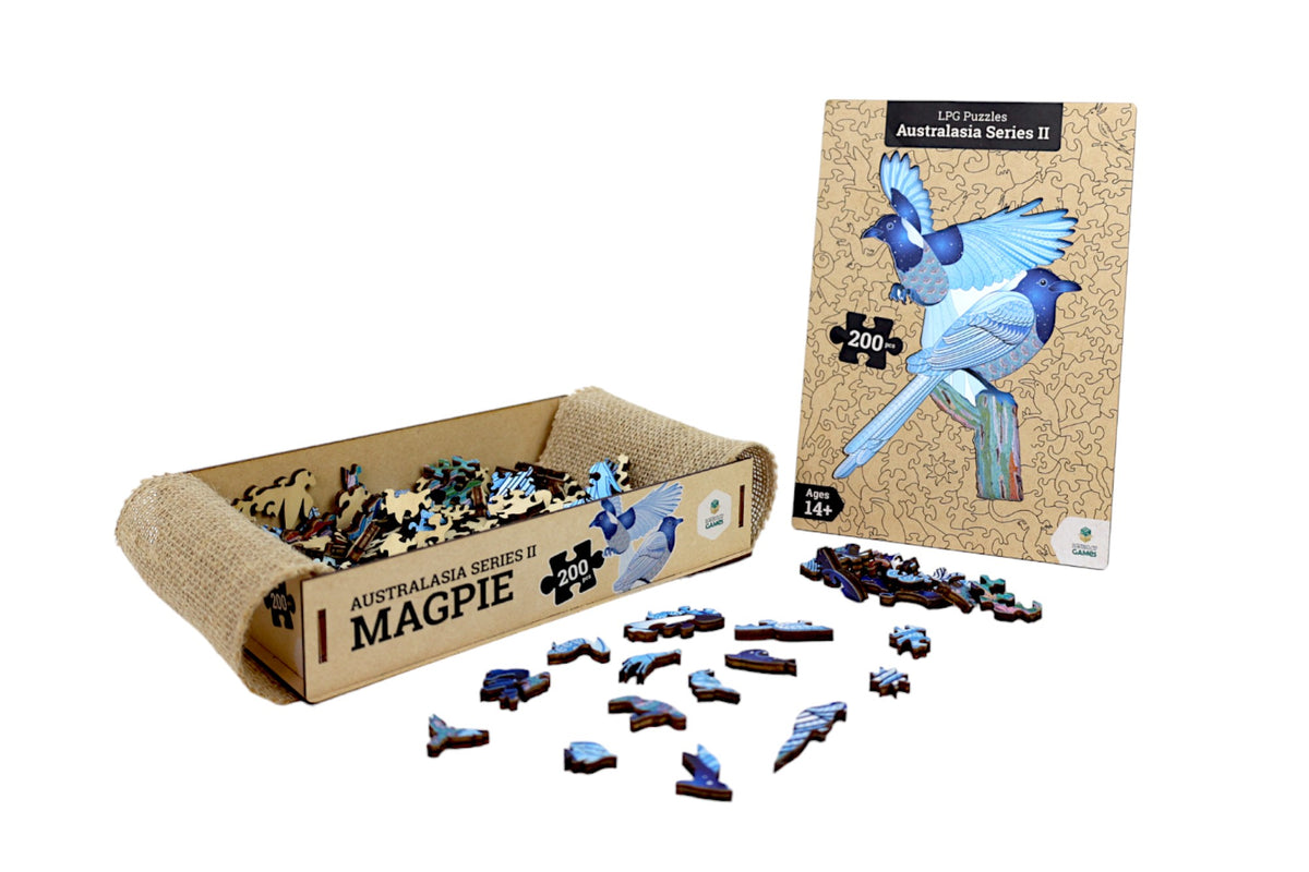 Magpie 200pc - Australasia Wooden Series (LPG Puzzles)