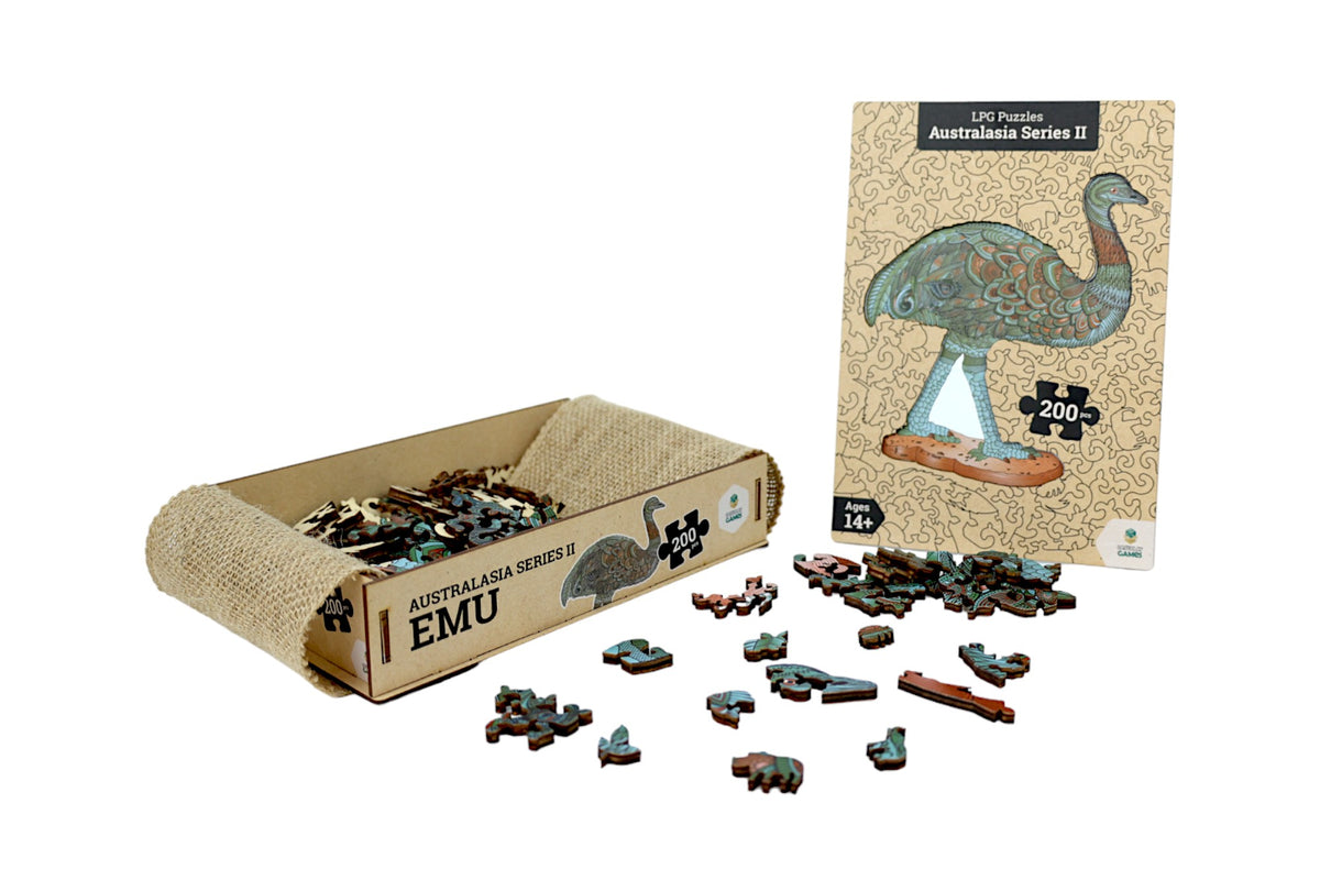 Emu 200pc - Australasia Wooden Series (LPG Puzzles)